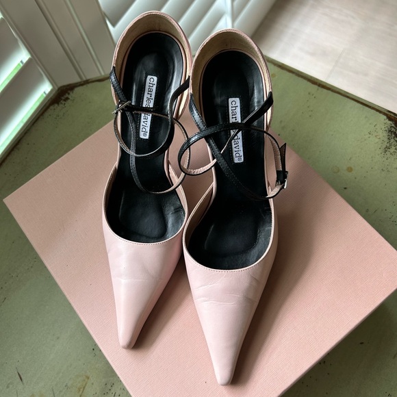 Charles David heels, powder pink , size 7,5 - Picture 3 of 9